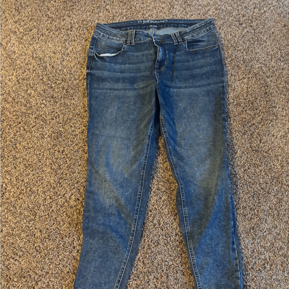 Maurices Dark Blue Skinny Jeans
